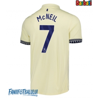 Everton Dwight McNeil #7 Tricou Fotbal Replică 2025-26 Barbati Deplasare